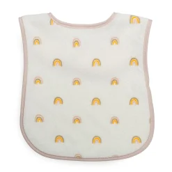 3er-Pack Klettlätzchen Regenbogen