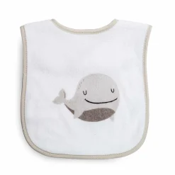 3er-Pack Klettlätzchen Wal