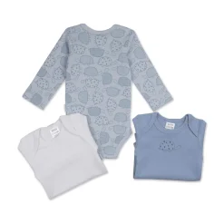 3er-Pack Langarmbodys Schildkröte