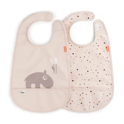 2er-Set Klettlätzchen Ozzo