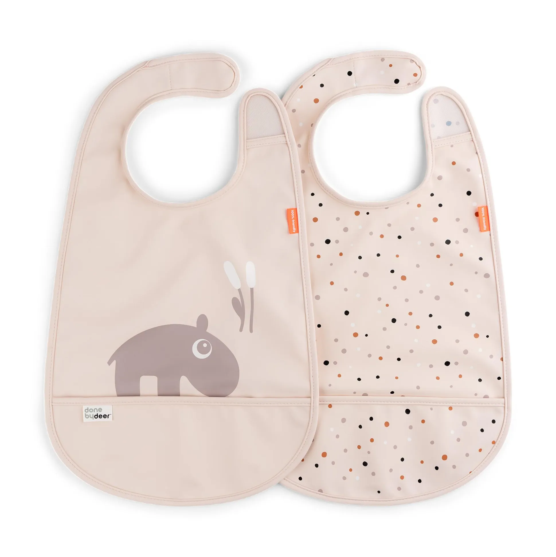 2er-Set Klettlätzchen Ozzo