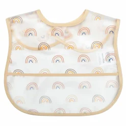 2er-Set Klettlätzchen Regenbogen