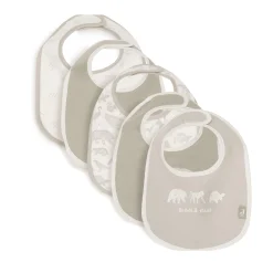 5er-Set Lätzchen Animals