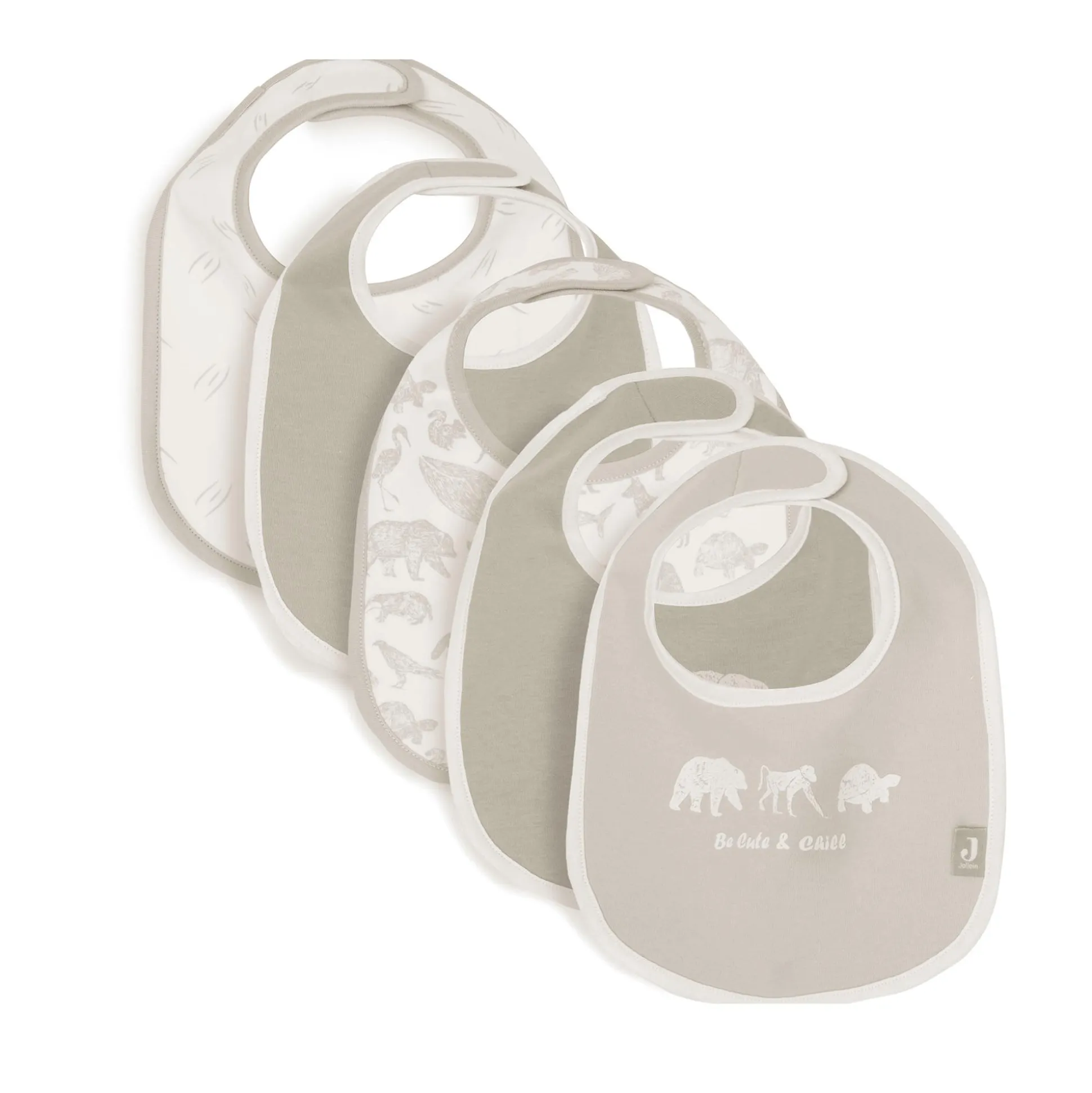 5er-Set Lätzchen Animals