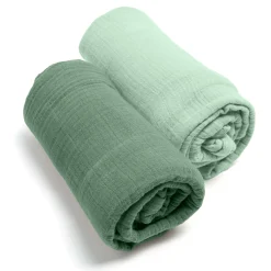 2er-Set Mulltücher 120 x 120 cm