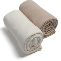 2er-Set Mulltücher 120 x 120 cm