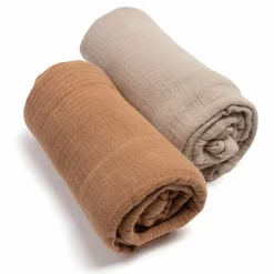 2er-Set Mulltücher 120 x 120 cm