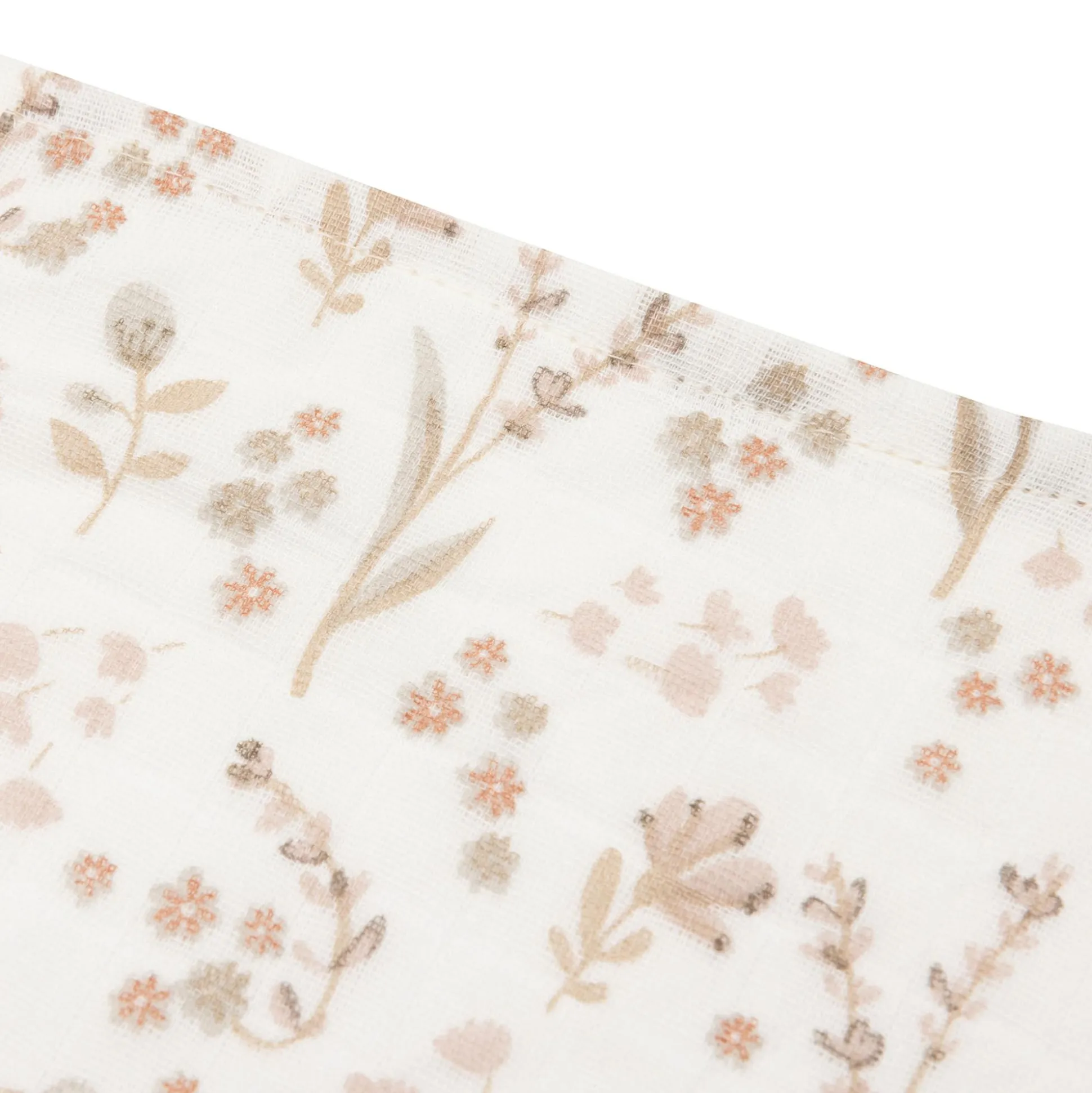 3er-Set Mulltücher Bloomy 70 x 70 cm