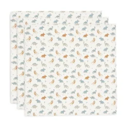 3er-Set Mulltücher Roarsome 70 x 70 cm