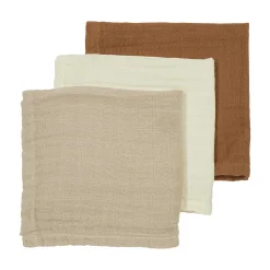 3er-Set Musselin Mullwindeln 70 x 70 cm