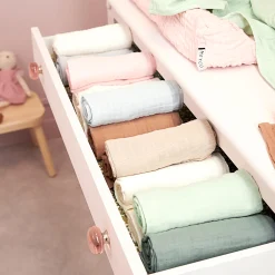 3er-Set Musselin Mullwindeln 70 x 70 cm