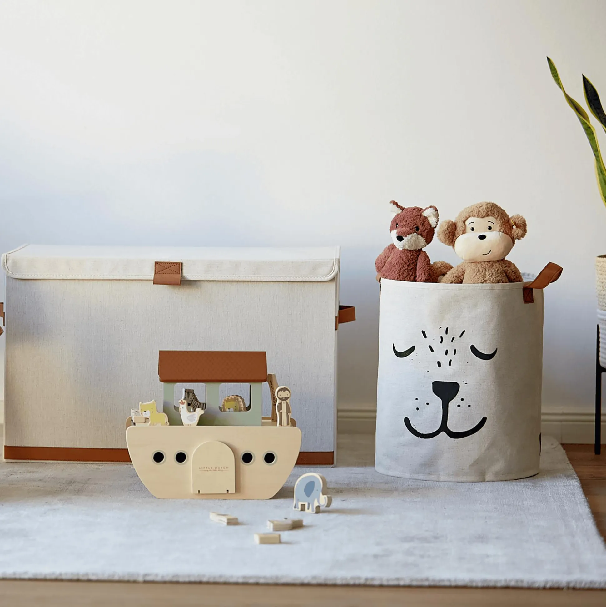 2er-Set Premium-Rundkörbe Hund