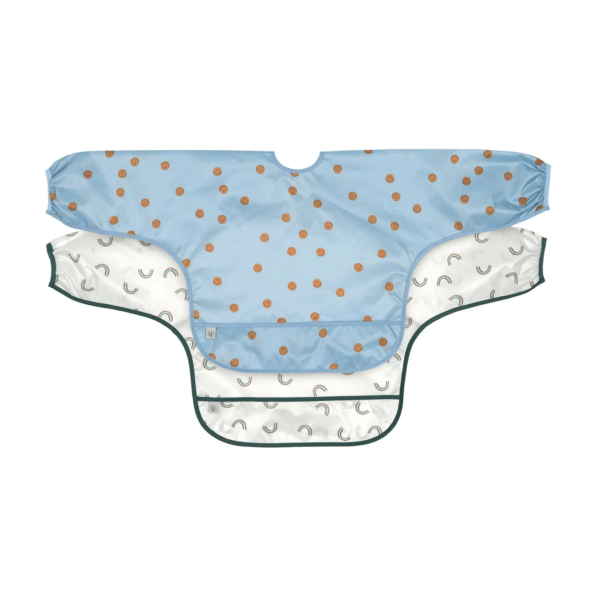 2er-Set Ärmel-Lätzchen Smile