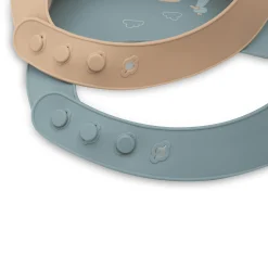 2er-Set Silikon Lätzchen On The Go