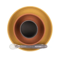 Esslern-Set curry/terrakotta