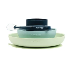 Esslern-Set grün/blau