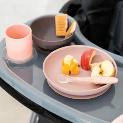 Esslern-Set rosa/aubergine