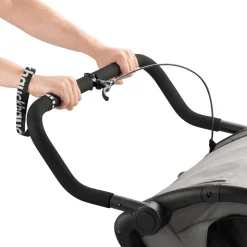 Fahrradanhänger Bike n Walk Duo Light Grey