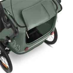 Fahrradanhänger Bike n Walk Duo Dark Green