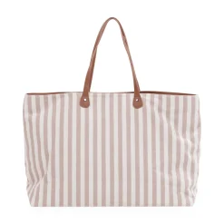 Family Bag Tragetasche Nude gestreift
