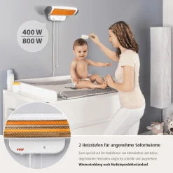 FeelWell Wickeltisch-Wärmestrahler