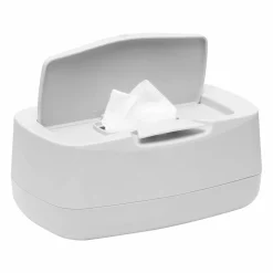 Feuchttücherbox Silk Light Grey