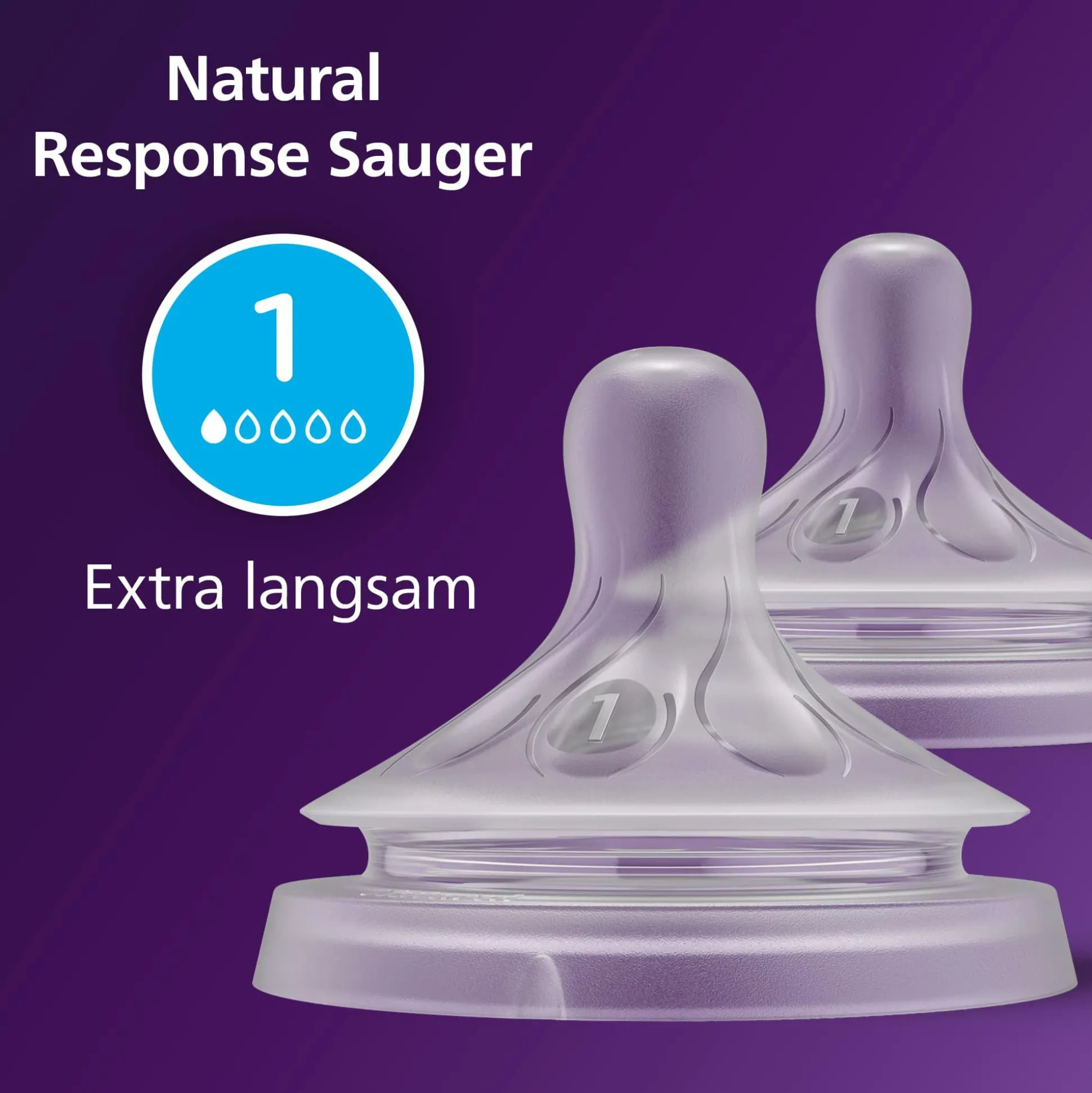 Flaschensauger Natural Response Gr. 1 ab 0 Monate SCY961/02