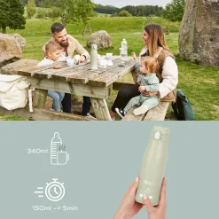Flaschenwärmer Moov & Feed Sage Green