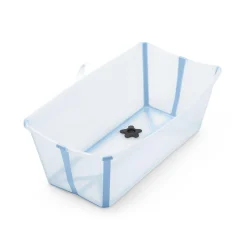 Flexi Bath® Transparent Ocean Blue mit hitzeempfindlichem Stöpsel