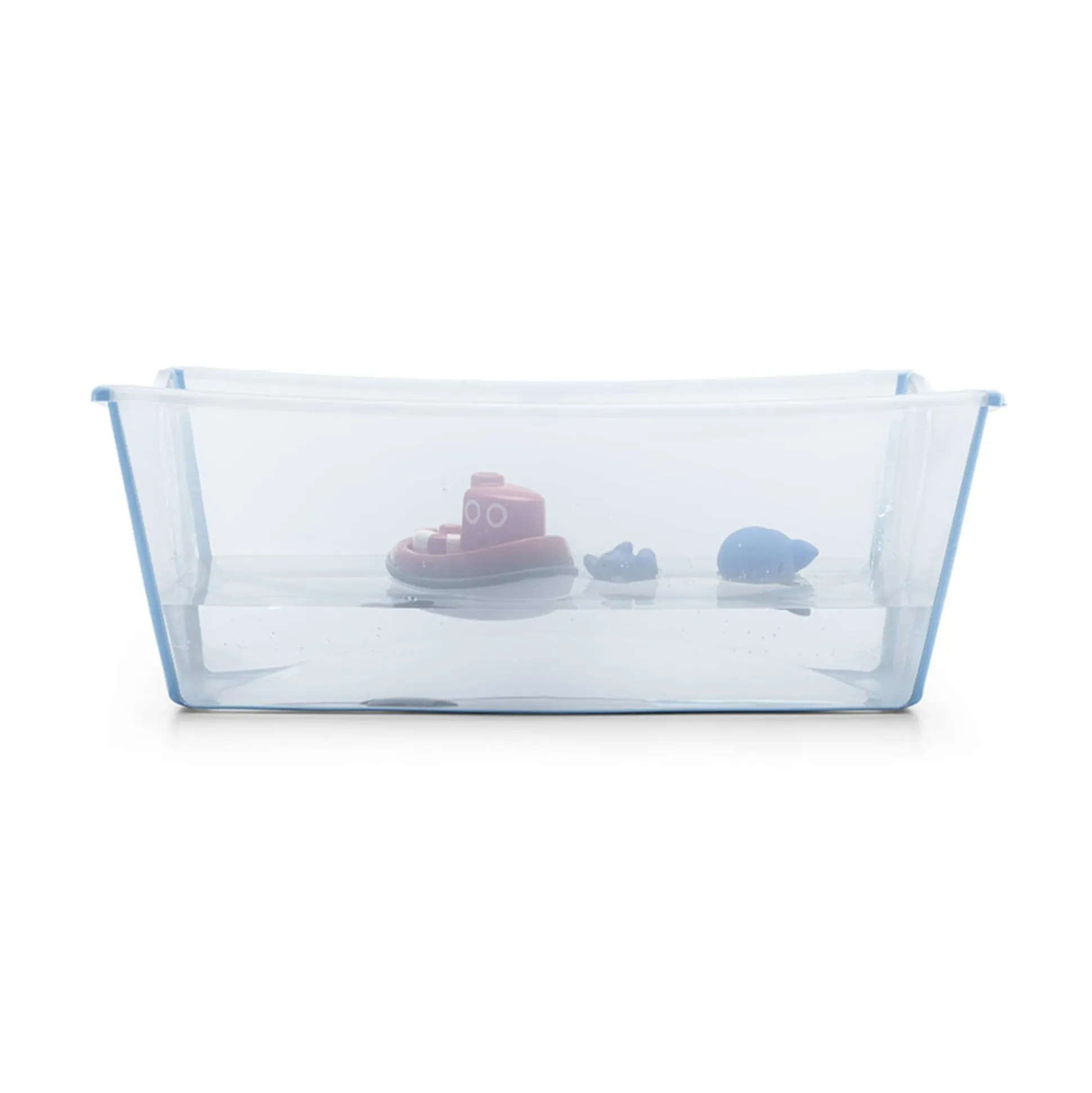 Flexi Bath® Transparent Ocean Blue mit hitzeempfindlichem Stöpsel