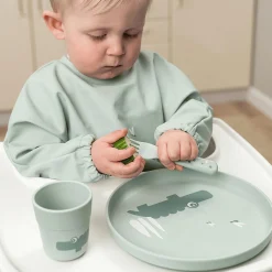 Foodie Teller Croco Grün