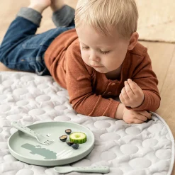 Foodie Teller Croco Grün