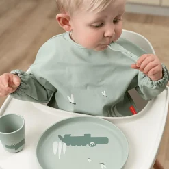 Foodie Teller Croco Grün