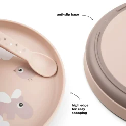 Foodie Teller Happy Clouds Rosa