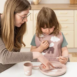 Foodie Teller Happy Clouds Rosa