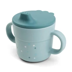 Foodie Trinklernbecher Happy Dots Blau