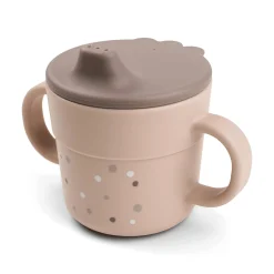 Foodie Trinklernbecher Happy Dots Rosa