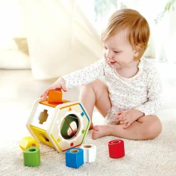 Formensortierer aus Holz