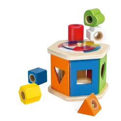 Formensortierer aus Holz