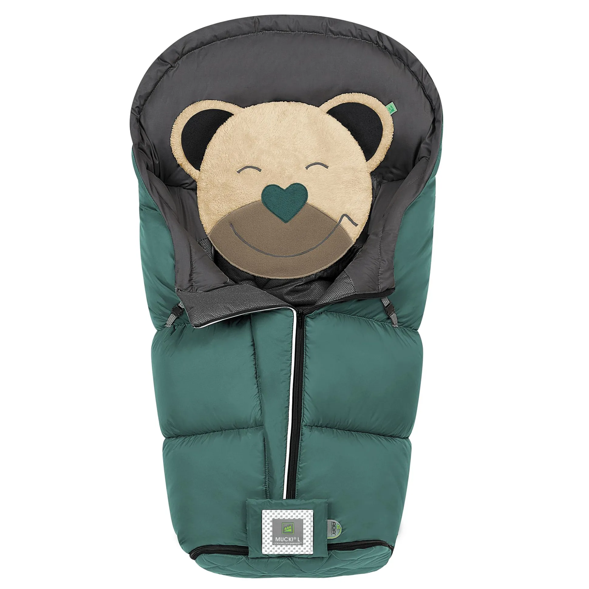 Fußsack Mucki L-cs Cosy Green