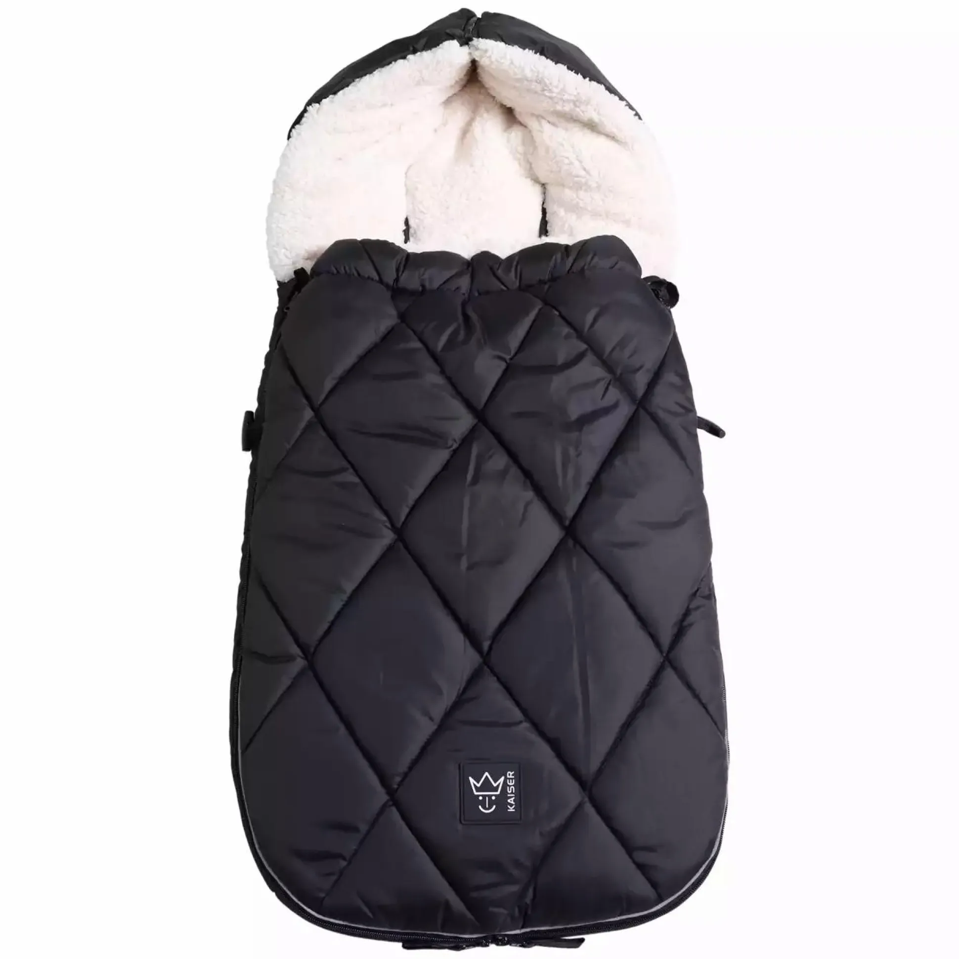 Fußsack XL Too Black / Creme