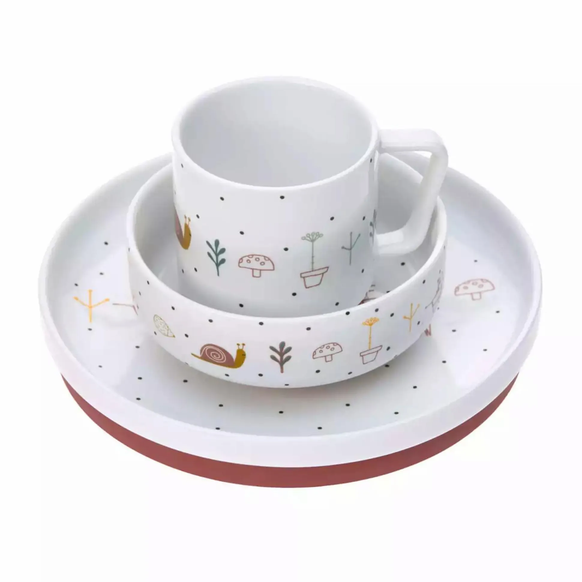 Geschirr Set Garden Explorer Schnecke