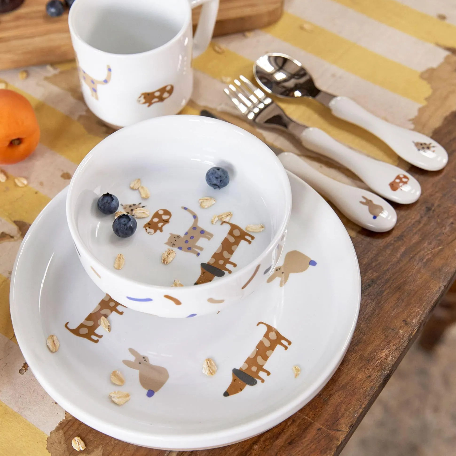 Geschirrset Little Mateys