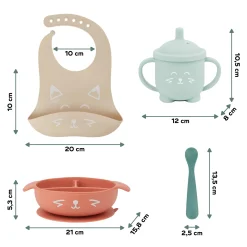 Geschirrset 4-teilig LEARN'ISY Fox