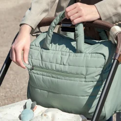 Gesteppte Wickeltasche