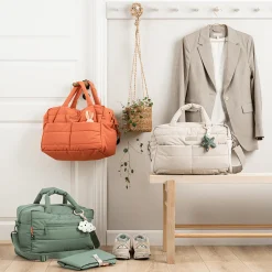 Gesteppte Wickeltasche