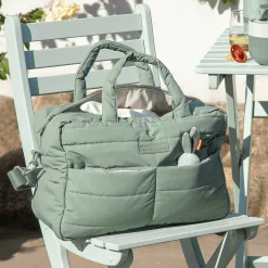 Gesteppte Wickeltasche