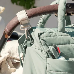 Gesteppte Wickeltasche