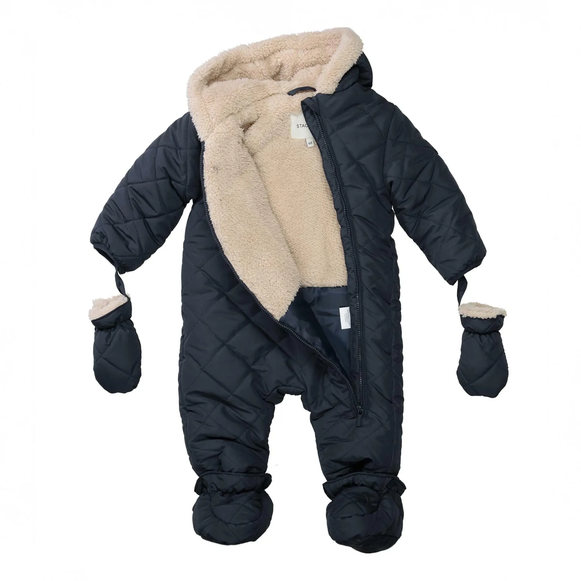 gesteppter Schneeanzug