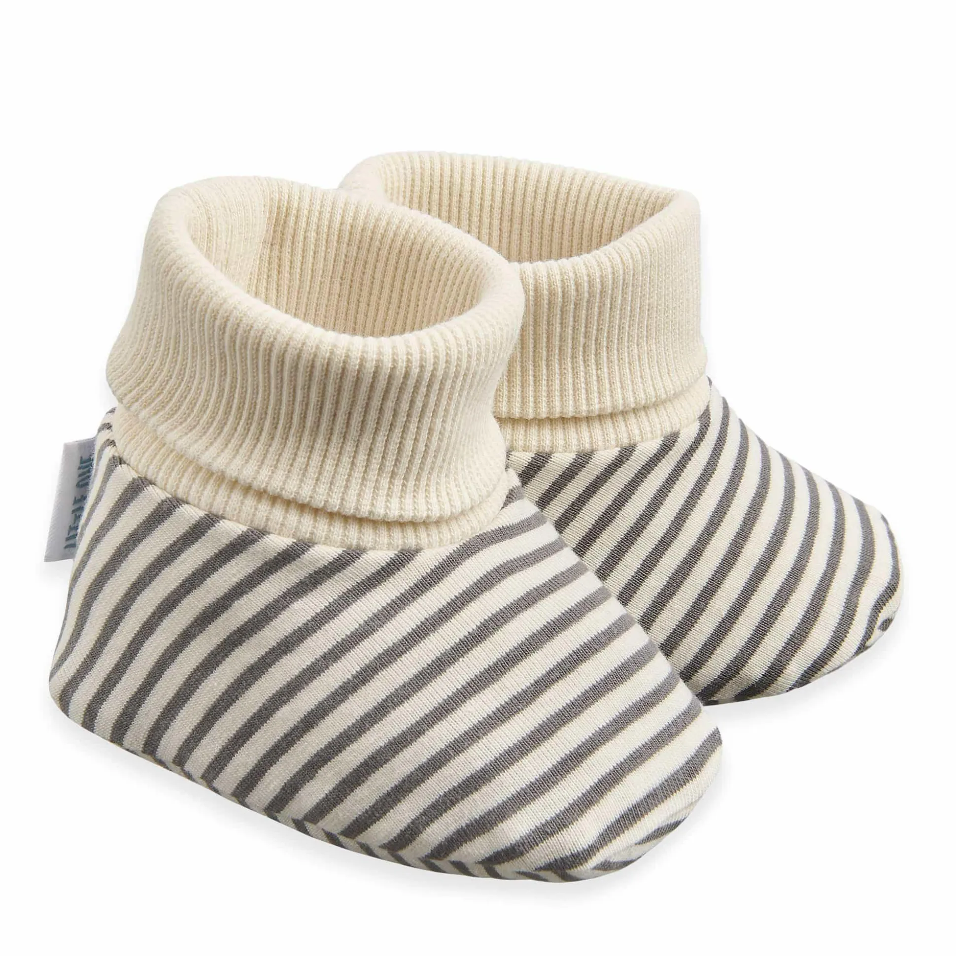 gestreifte Babyschuhe